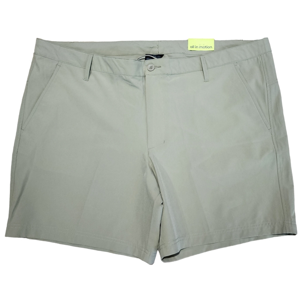 All in Motion Mens Hybrid Resort Shorts Khaki Size XXL‎